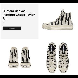 Converse high top: Custom